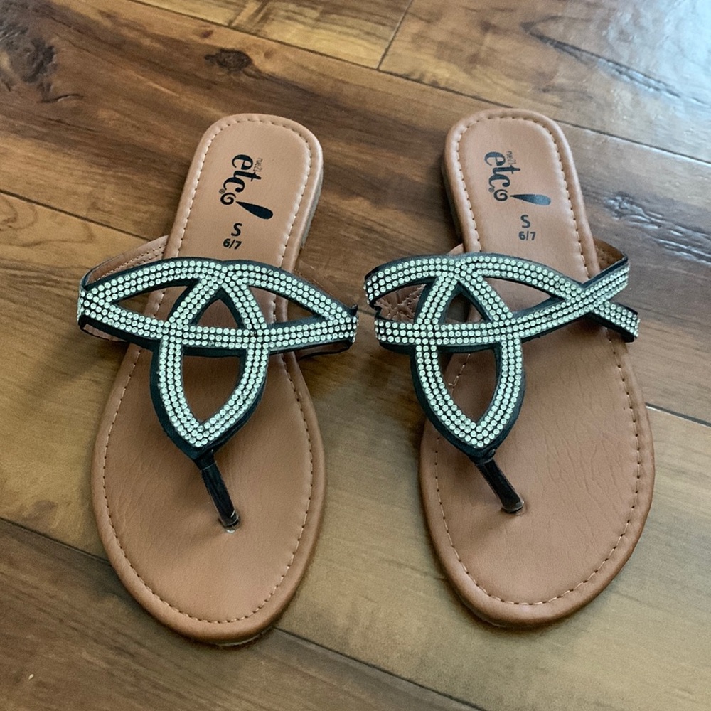 Rue 21 Bedazzled Sandals S 6-7